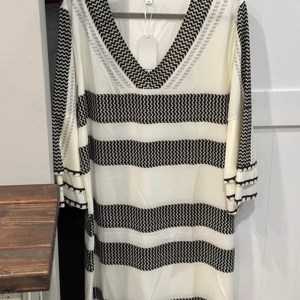 Tuckernuck Black and White Mini Dress